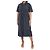 Autre Marque Schwarzer kurzärmeliger Jumpsuit mit weitem Bein - Größe L