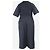 Autre Marque Schwarzer kurzärmeliger Jumpsuit mit weitem Bein - Größe L - Ansicht 6