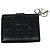 Lady Dior Canage Geldbörse aus schwarzem Lammleder Auth hk1418 - vue 3