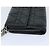 Lady Dior Canage Geldbörse aus schwarzem Lammleder Auth hk1418 - vue 6