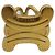 Céline Anello per sciarpa Triomphe in metallo dorato CELINE Auth ar12111 D'oro - vista 2