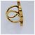 Céline Anello per sciarpa Triomphe in metallo dorato CELINE Auth ar12111 D'oro - vista 5