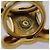 Céline Anello per sciarpa Triomphe in metallo dorato CELINE Auth ar12111 D'oro - vista 8
