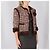 Chaqueta de seda burdeos Chanel - años 2000 - vista 3