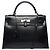 Hermès Sac HERMES Kelly 32 en Cuir Noir - 101990 - vue 2