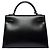 Hermès Sac HERMES Kelly 32 en Cuir Noir - 101990 - vue 3