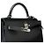 Hermès Sac HERMES Kelly 32 en Cuir Noir - 101990 - vue 6
