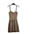 Vestido Christian Dior FR34 Nude Negro Tejido Chiuri US4 Carne Viscosa  ref.1539614