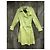 Trench Burberry Verde Chiaro in Nylon - vista 2