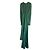 Haider Ackermann Haider Ackerman grünes Satin-Langarmkleid Dunkelgrün - Ansicht 5