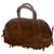 Borsa Dolce & Gabbana in suede con frange marrone Marrone chiaro - vista 2