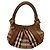 Borsa a Spalla Hobo Burberry Beige a Quadri