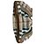 Borsa a Spalla Hobo Burberry Beige a Quadri - vista 4