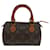 Louis Vuitton Nano Speedy Brown Cloth  ref.1539985