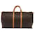 Louis Vuitton Keepall 60 Nero Tela  ref.1539989