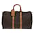 Louis Vuitton Keepall 45 Marrone Tela  ref.1540058