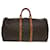 Louis Vuitton Keepall 55 Marrom Lona  ref.1540093