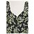 Abito midi con stampa floreale Baxley di Reformation in viscosa nera e verde - vista 10