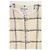 Timeless Chanel Midi Besticktes Kleid aus Creme-Tweed Weiß Roh - Ansicht 10