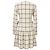 Timeless Chanel Midi Besticktes Kleid aus Creme-Tweed Weiß Roh - Ansicht 3