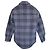 Reformation Karomuster Button-Down Jacke aus blauer Wolle - Ansicht 4