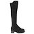 Stivali Tia sopra il ginocchio Stuart Weitzman in suede nero