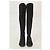 Stivali Tia sopra il ginocchio Stuart Weitzman in suede nero - vista 9