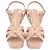 Sandali con piattaforma Tribute Saint Laurent Beige Marrone - vista 3