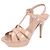 Sandali con piattaforma Tribute Saint Laurent Beige Marrone