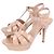 Sandali con piattaforma Tribute Saint Laurent Beige Marrone - vista 4