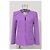 Chanel CC Knopf Jacke mit Vier Taschen aus lila Tweed - Ansicht 6
