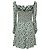 Vestido Mini Mochi con Estampado Floral Reformation en Viscosa Verde - vista 3