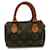 Louis Vuitton Mini speedy Brown Cloth  ref.1542881