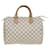 Louis Vuitton Speedy 30 Blanco Lienzo  ref.1542960