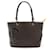 Chanel Cambon Line Coco Mark Large Tote Shoulder Bag Orange Dark brown Leather  ref.1543126