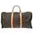 Borsa Boston Keepall 55 Monogram Louis Vuitton Marrone Monogramma Pelle verniciata  ref.1543596