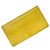 Cartera larga de piel amarilla Chanel Amarillo