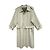Impermeable Burberry de gabardina de algodón crema