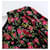 Sheath-Kleid mit Wild Rose Druck von Dolce & Gabbana Schwarz Pink  - Ansicht 4