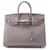 Hermès Sac à main Hermes Birkin 25 en cuir Epsom Etain Gris  ref.1544406