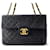 Borsa a spalla in pelle di agnello nero Chanel con catena  ref.1544669