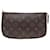 Pochette accesorios Louis Vuitton Castaño Lienzo  ref.1544711