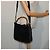 Borsa a mano in suede GUCCI Bamboo 2way nera Auth 81045 Nero - vista 22