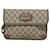 GUCCI GG Supreme Web Sherry Line Waist bag Neo Vintage Beige 493930 Auth ar12117 Cloth  ref.1544753