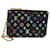 LOUIS VUITTON Multicolor Pochette ClesNM Coin Purse Black M60279 LV Auth 84090  ref.1544788