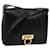 Salvatore Ferragamo Gancini Shoulder Bag Leather Black Auth hk1453  ref.1544861