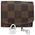 LOUIS VUITTON Damier Ebene Buton De Manchette Cuff Case M64600 LV Auth 82483  ref.1544894