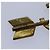 Spilla a freccia CHANEL metallo dorato CC Auth am6488 D'oro - vista 4
