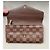 Louis Vuitton Billetera Sarah Damier Ebene Marrón Castaño - vista 7