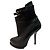 Alexander Wang Botín stiletto Aymeline de cuero negro